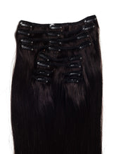 Negru Natural Clip-On Premium